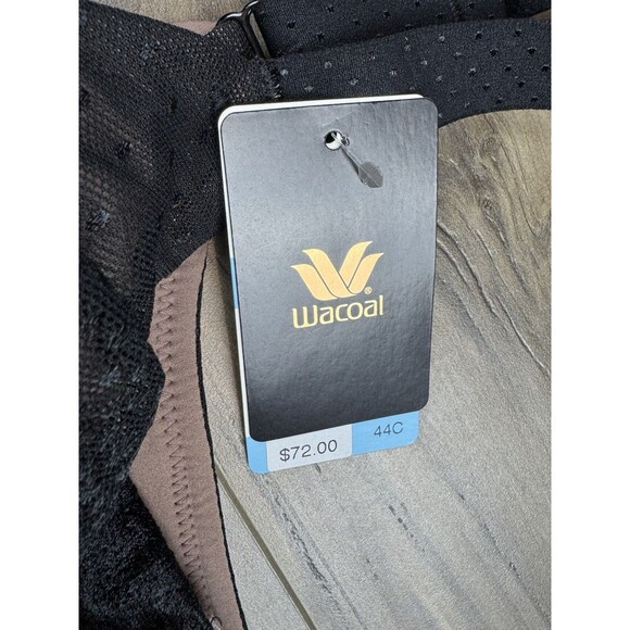 NEW WACOAL 855303 BACK APPEAL SMOOTHING UNDERWIRE BRA BLACK 44C - Picture 6 of 8